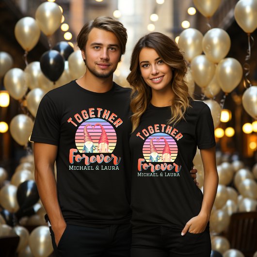 永遠に格言カップルTシャツ Tシャツ