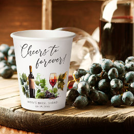 永遠に水の色のワインのテイスティングにシックな応援 紙コップ