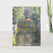 永遠に流れる愛 カード (正面)