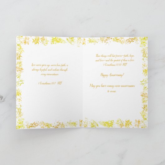 永遠に流れる愛 カード (内部)