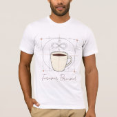 永遠に淹れたコーヒー愛 Tシャツ (正面)
