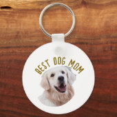 永遠に犬を愛する人 – かわいい犬のためのペットキーチェーン キーホルダー (正面)