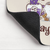 永遠に疲れて、常に有線 マウスパッド (コーナー)