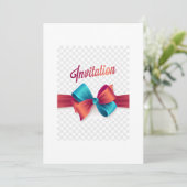 永遠に発表： [カップルの名前]結婚の至福 招待状 (スタンド正面)