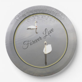 永遠に白鳥を愛する ペーパープレート