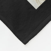 永遠に私たちのハートでメモリアルコラージブラック フリースブランケット (角)