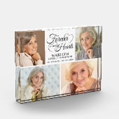 永遠に私たちのハートでメモリアル4写真記念 フォトブロック (左)