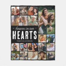 永遠に私たちのハートで写真コラージュ記念