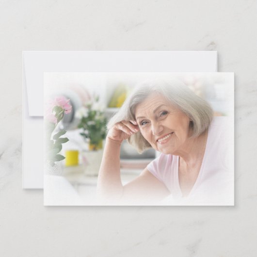 永遠に私たちのハートで2枚の写真 サンキューカード (裏面)