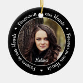 永遠に私たちのハートで2 Photo Keepsakeメモリアル セラミックオーナメント (正面)