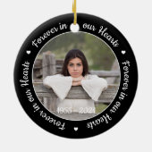 永遠に私たちのハートで2 Photo Keepsakeメモリアル セラミックオーナメント (裏面)