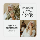 永遠に私たちのハートで4Photo Memorial メタルオーナメント (裏面)