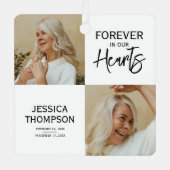 永遠に私たちのハートで4Photo Memorial メタルオーナメント (正面)