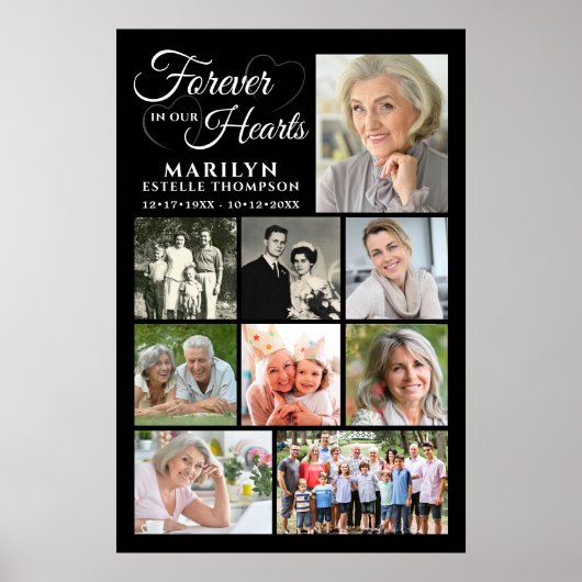 永遠に私たちのハートで9フォトコラージュ ポスター (正面)