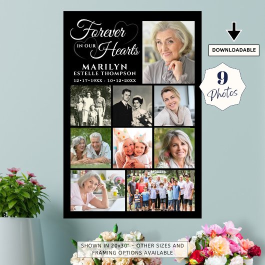 永遠に私たちのハートで9フォトコラージュ ポスター