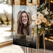 永遠に私たちのハートでArch写真の葬儀へようこそ アクリルサイン