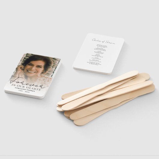 永遠に私たちのハートの写真順序サービス ハンドファン (組立なし)