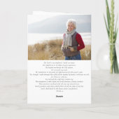 永遠に私たちのハートの死亡記念碑 ノートカード (裏面)