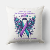 永遠に私たちのハートの自死の記憶 クッション (裏面)