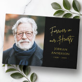 永遠に私たちのハートの葬儀の記念写真実在に ゲストブック