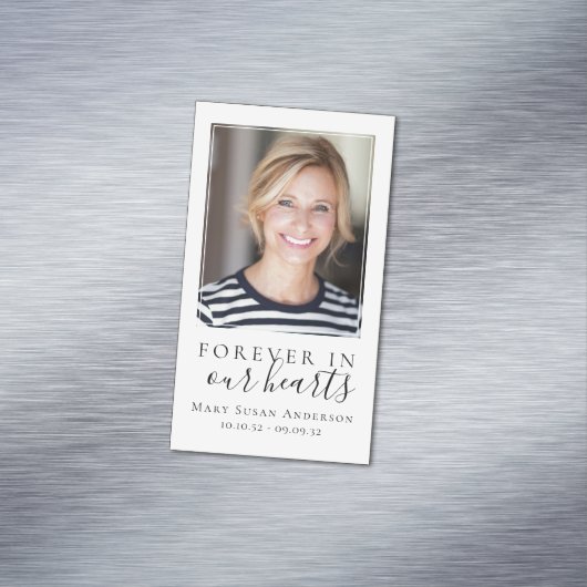 永遠に私たちのハートの葬儀の賛辞 マグネット名刺 (インサイチュ)
