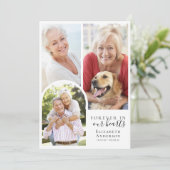 永遠に私たちのハートアーチ葬儀悔やみや弔慰 サンキューカード (スタンド正面)