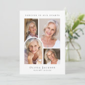 永遠に私たちのハートアーチ葬儀悔やみや弔慰 サンキューカード (スタンド正面)