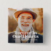 永遠に私たちのハートエレガント写真記念 缶バッジ (正面)