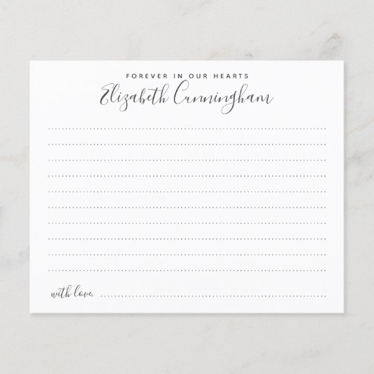 永遠に私たちのハートエレガント葬儀に出席 (正面)