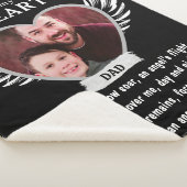 永遠に私たちのハートエンジェルメモリアル記念ソフト シェルパブランケット (3/4)