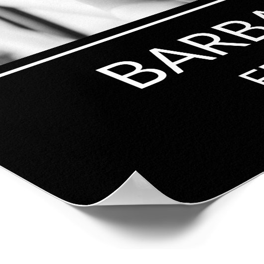 永遠に私たちのハートカスタムでメモリアル詩の写真 ポスター (角)