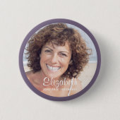 永遠に私たちのハートカスタム写真記念 缶バッジ (正面)