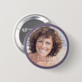 永遠に私たちのハートカスタム写真記念 缶バッジ (正面&裏面)