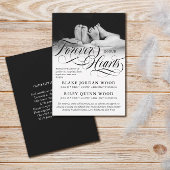 永遠に私たちのハートツインズベビーメモリアル 案内状