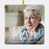 永遠に私たちのハートハンドレタリング2写真 セラミックオーナメント (正面)