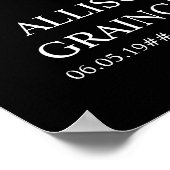 永遠に私たちのハートハート形9フォトコラージュ ポスター (角)