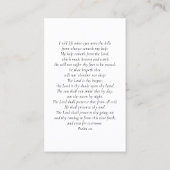 永遠に私たちのハートパーソナライズされたの葬儀カード 名刺 (裏面)