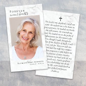 永遠に私たちのハートフォトマーブル祈りの言葉カード