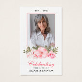 永遠に私たちのハートフローラメモリアルフォトカード (正面)