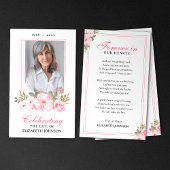 永遠に私たちのハートフローラメモリアルフォトカード