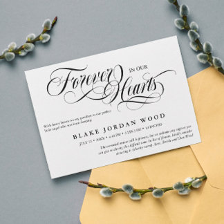 永遠に私たちのハートベビーメモリアル 案内状