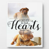 永遠に私たちのハートペット写真記念 フォトプラーク (正面)