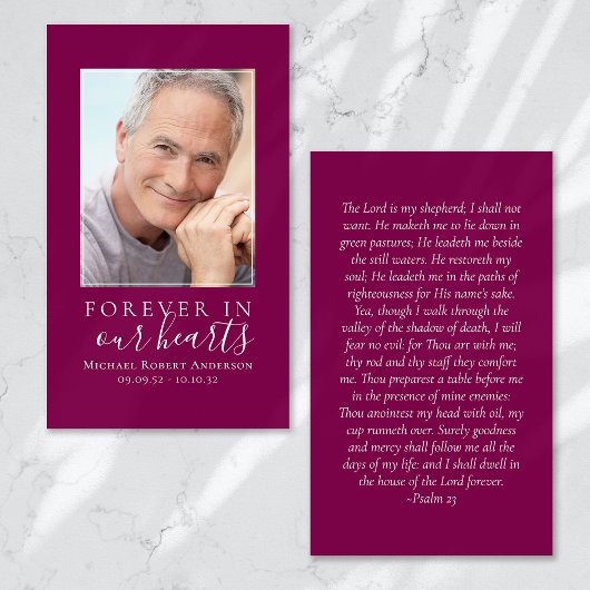 永遠に私たちのハートメモリアルのカード