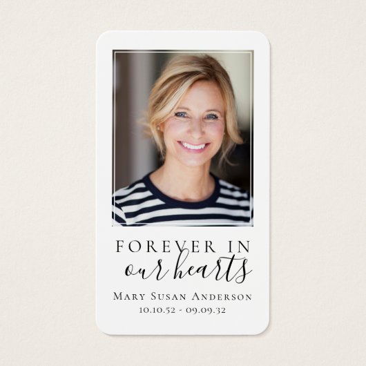 永遠に私たちのハートメモリアルのカード (正面)