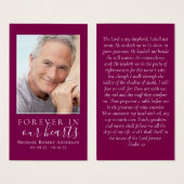 永遠に私たちのハートメモリアルのカード (正面&裏面)