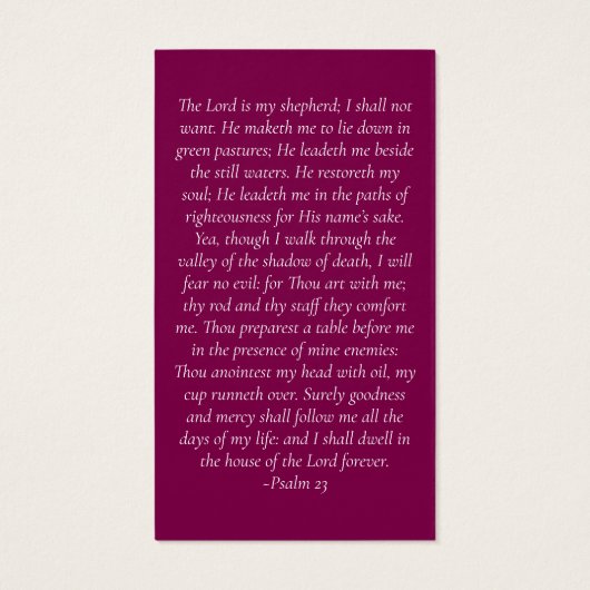 永遠に私たちのハートメモリアルのカード (裏面)