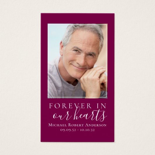 永遠に私たちのハートメモリアルのカード (正面)