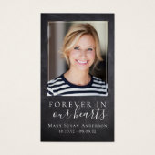 永遠に私たちのハートメモリアルのカード (正面)