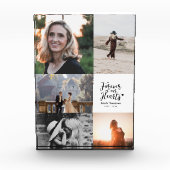 永遠に私たちのハートメモリアルコラージュ写真ブロック フォトブロック (正面)