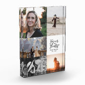 永遠に私たちのハートメモリアルコラージュ写真ブロック フォトブロック (左)